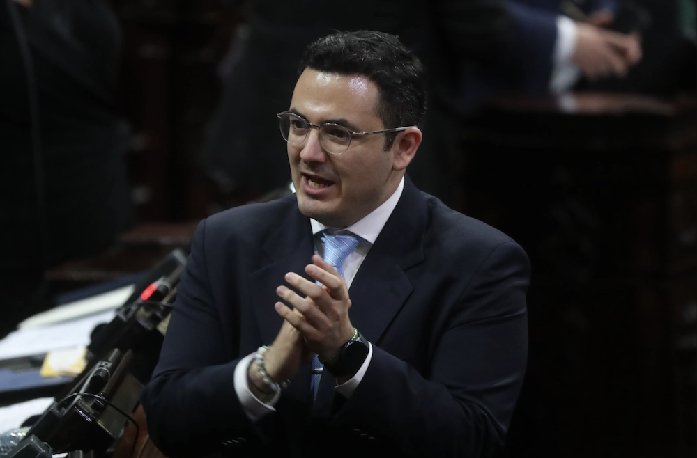 Samuel Pérez presidente del Congreso de Guatemala 2024-2028